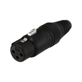 XLR Dişi Konnektör 3 Pin Ses Mikrofon Uzatma Adaptörü